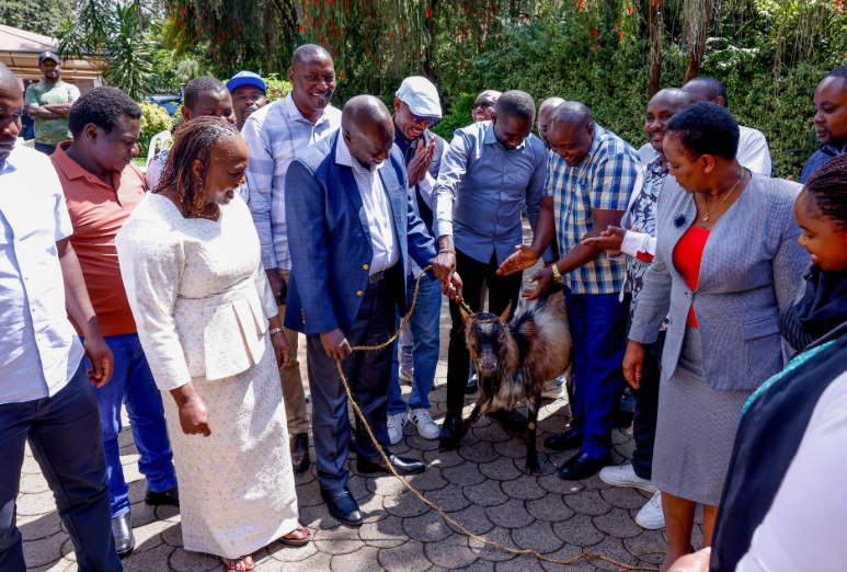 DCP leader Rigathi Gachagua with Murang'a County MCAs.